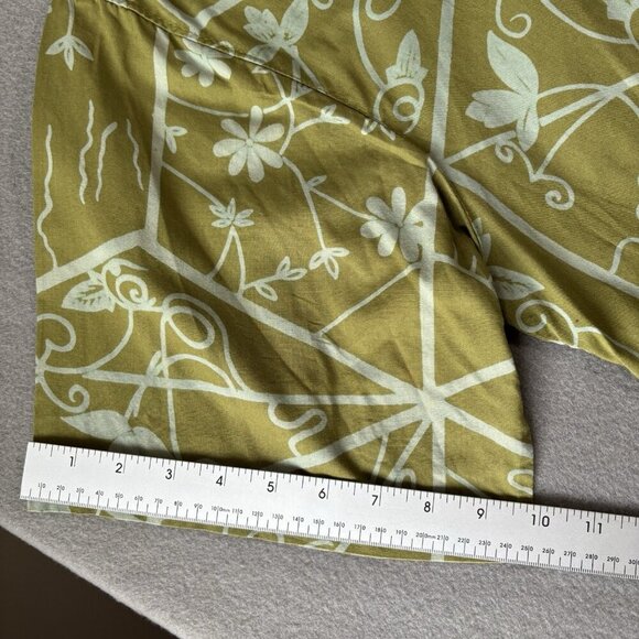 Wayan Natural Wear Vintage Mens 2XL Green Hawaiian Button Up Short Sleeve Shirt - Picture 7 of 14